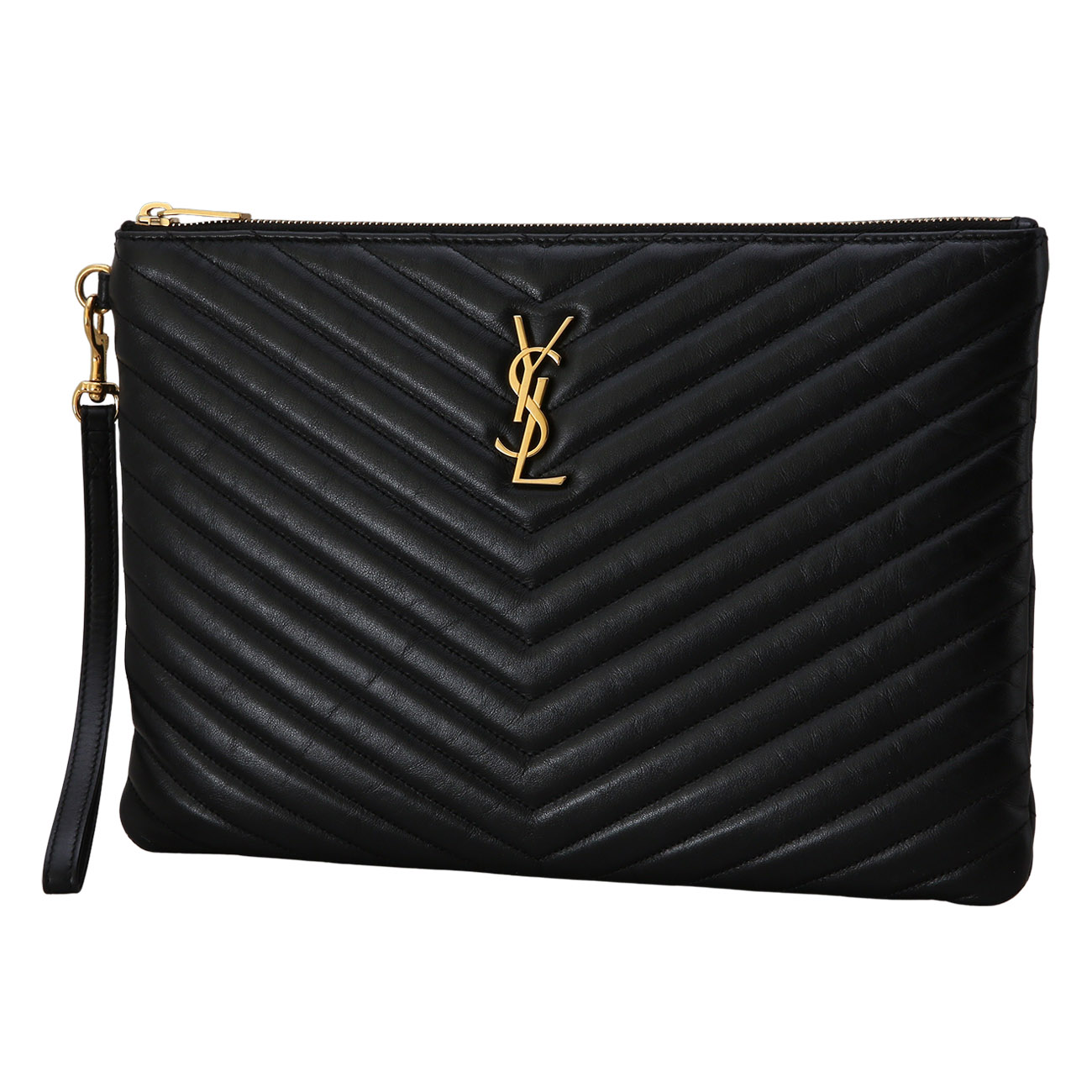Yves Saint Laurent(USED)생로랑 559193 모노그램 쉐브론 클러치